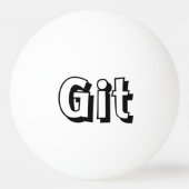 Git Pingpongbal (Voorkant)