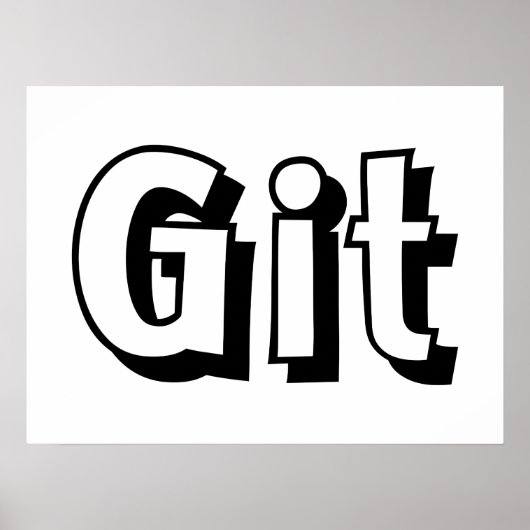 Git Poster (Voorkant)