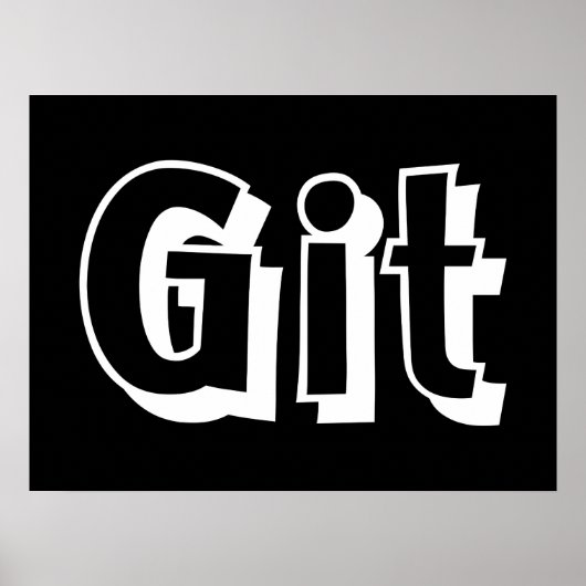 Git Poster (Voorkant)