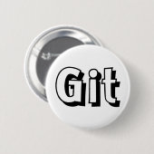 Git Ronde Button 5,7 Cm (Voorkant /achterkant)