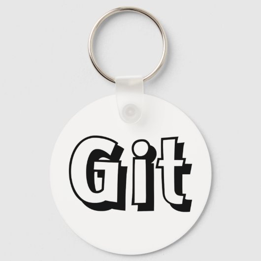 Git Sleutelhanger (Voorkant)
