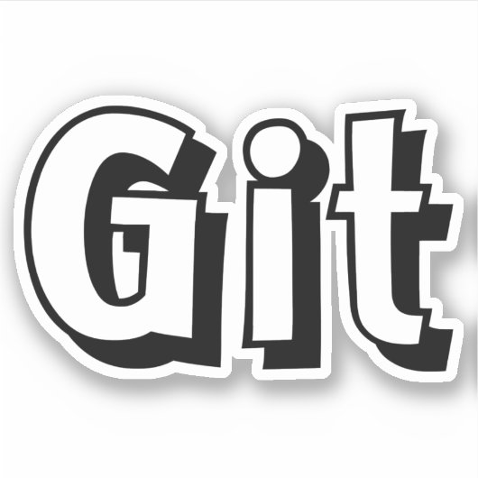 Git Sticker (Voorkant)