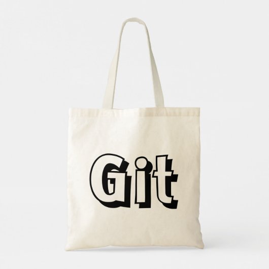 Git Tote Bag (Achterkant)