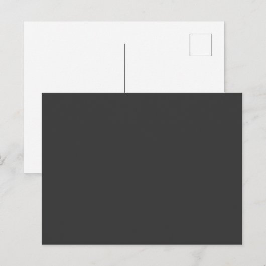 Git-Zwart Briefkaart (Voorkant / Achterkant)