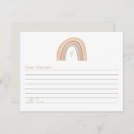 GITA Boho Pastel Regelboog 1e verjaardag Capsule Informatiekaartje