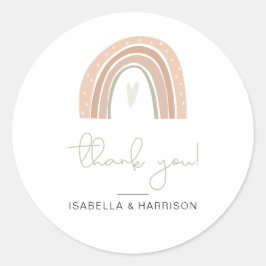 GITA Pastel Rainbow Dank u Sticker