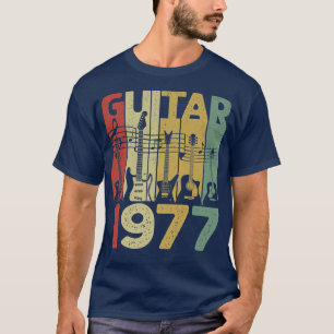  gitaar 1977 gitarist geboren in 1977 t-shirt