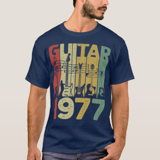 gitaar 1977 gitarist geboren in 1977 t-shirt