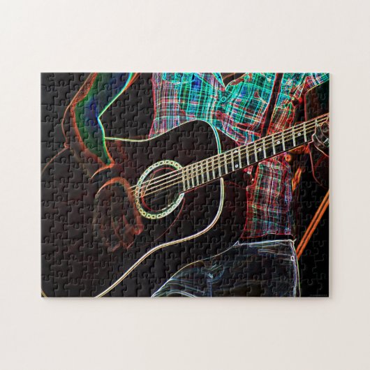 Gitaar 1 11x14 252pc jpcna legpuzzel (Horizontaal)
