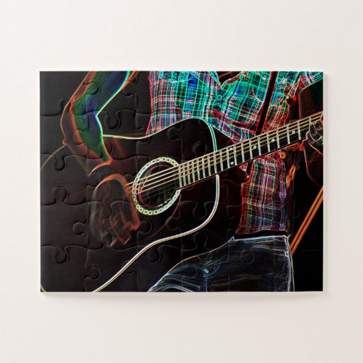 Gitaar 1 11x14 30pc jpcnm legpuzzel (Horizontaal)