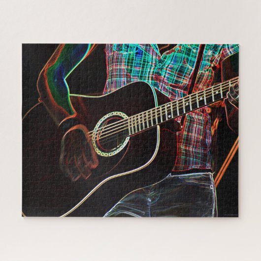 Gitaar 1 16x20 520pc jpcnm legpuzzel (Horizontaal)