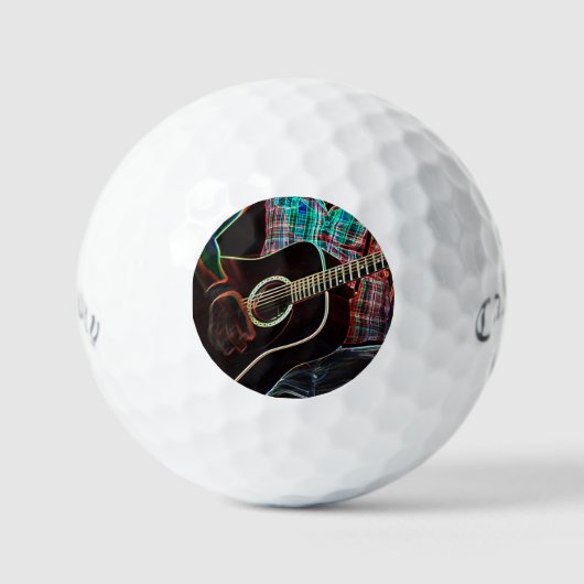 Gitaar 1 css gbcnm golfballen (Voorkant)