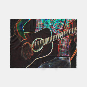 Gitaar 1 fba fleece deken