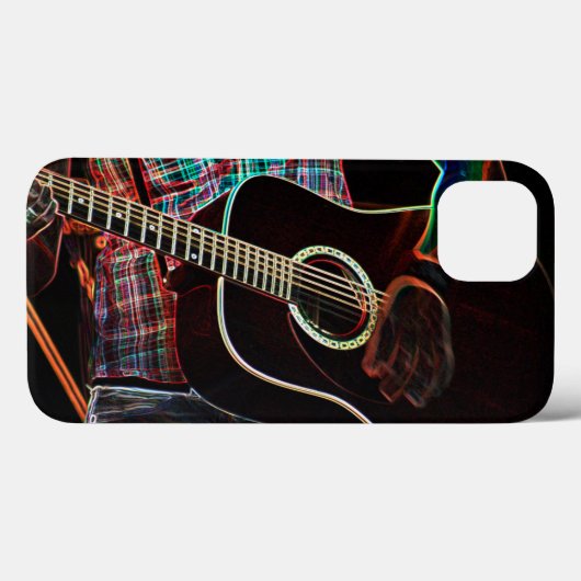 Gitaar 1 iphcna Case-Mate iPhone case (Achterkant (horizontaal))
