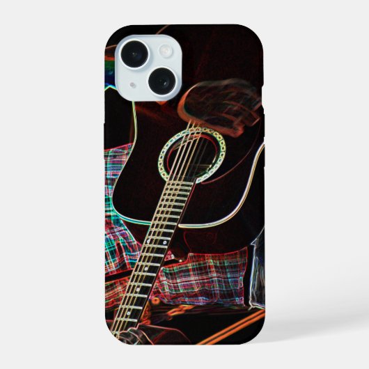 Gitaar 1 iphcna iPhone 15 case (Achterkant)