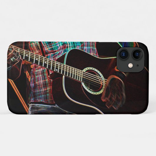 Gitaar 1 iphcnm Case-Mate iPhone case (Achterkant (horizontaal))