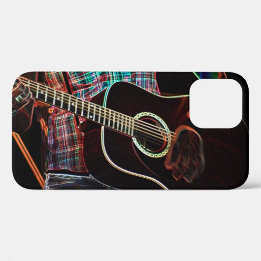 Gitaar 1 iphcnm Case-Mate iPhone case (Achterkant (horizontaal))