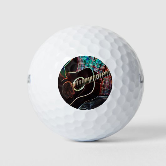 Gitaar 1 wu gbcnm golfballen (Voorkant)