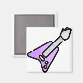 gitaar (2) magneet (Voorkant / Achterkant)