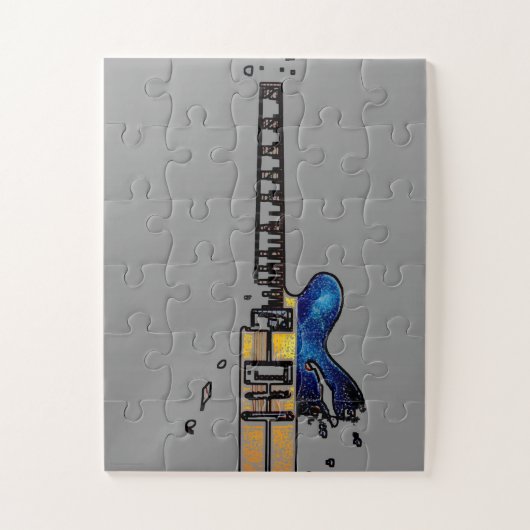 Gitaar 4 11x14 30pc jpcnm legpuzzel (Verticaal)