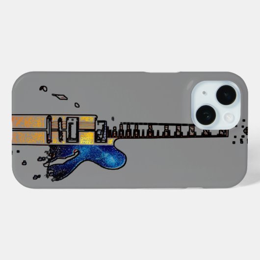 Gitaar 4 ipha Case-Mate iPhone case (Achterkant (horizontaal))
