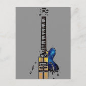 Gitaar 4 pccna briefkaart (Voorkant)