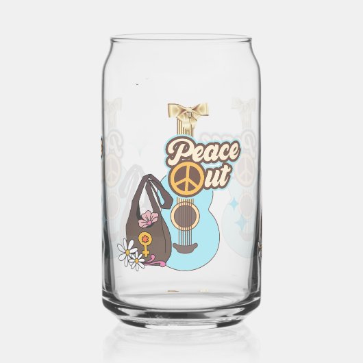 GITAAR 70S STIJL BLIKVORM GLAS (Links)