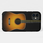 Gitaar achtergrond iPhone 5 Hoes (Achterkant (horizontaal))