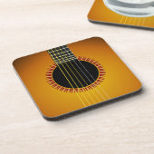 Gitaar Achtergrond Onderzetters (set van 4) (Linkerzijde)