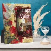  gitaar: African Brown Beauty Valentijnsdag Fotoplaat (Zijkant)