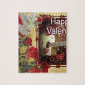  gitaar: African Brown Beauty Valentijnsdag Legpuzzel (Verticaal)