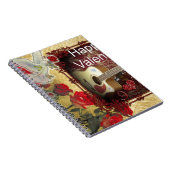  gitaar: African Brown Beauty Valentijnsdag Notitieboek (Rechterzijde)