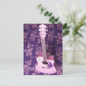  gitaar: African Vibe Style Dream Briefkaart (Staand voorkant)