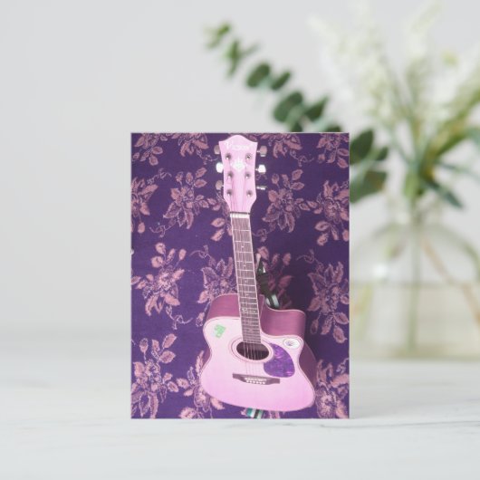  gitaar: African Vibe Style Dream Briefkaart (Staand voorkant)