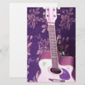  gitaar: African Vibe Style Dream Briefpapier (Voorkant / Achterkant)