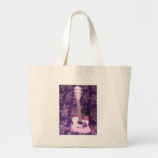  gitaar: African Vibe Style Dream Grote Tote Bag (Voorkant)