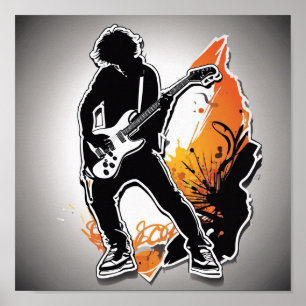 gitaar afspelen poster