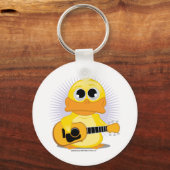 gitaar (akoestisch) Duck Sleutelhanger (Voorkant)