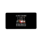 gitaar | Alles wat ik nodig heb is deze gitaar elk Etiket (Voorkant)