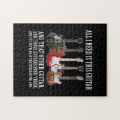 gitaar | Alles wat ik nodig heb is deze gitaar elk Legpuzzel (Horizontaal)
