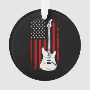 Gitaar Amerikaanse VS Vlag Muziekspeler Elektrisch Ornament