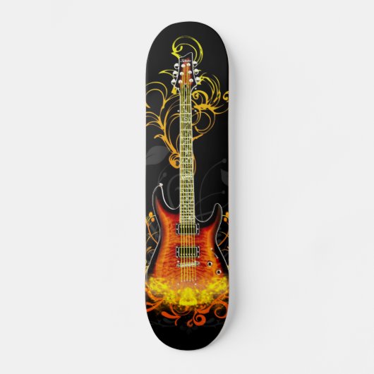 Gitaar Art 1A Skateboard (Voorkant)