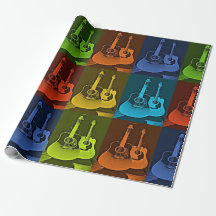 Gitaar Art inpakpapier