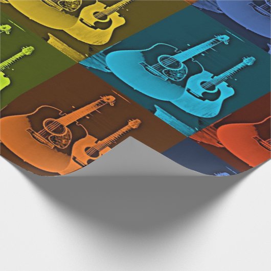 Gitaar Art inpakpapier (Hoek)