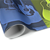 Gitaar Art inpakpapier (Rol Hoek)