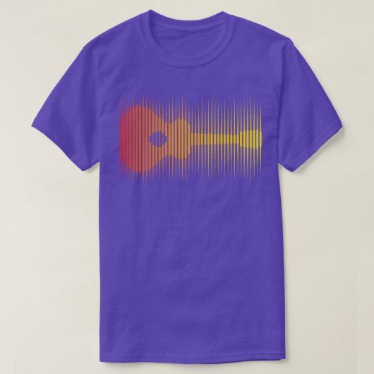 Gitaar artwork 2 t-shirt (Design voorkant)