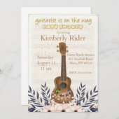  gitaar Baby shower  Kaart (Voorkant / Achterkant)