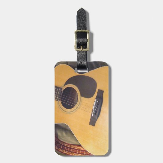 gitaar bagagelabel (Voorkant verticaal)