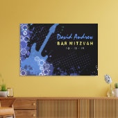 Gitaar Bar Mitzvah Inloggen Memory Board Canvas Afdruk (Insitu (Woonkamer))