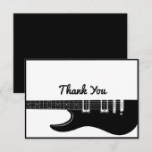 gitaar bedankkaart (Voorkant / Achterkant)